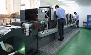 广州印刷厂不干胶轮转机设备